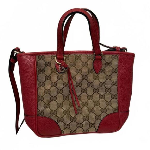 Gucci Handbags - Authentic Gucci Monogram Bree Small Tote w/ Crossbody Strap